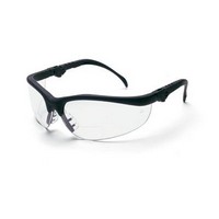 Crews Safety Products K3H15 Crews Klondike Magnifier 1.5 Diopter Safety Glasses With Black Frame And Clear Polycarbonate Duramas